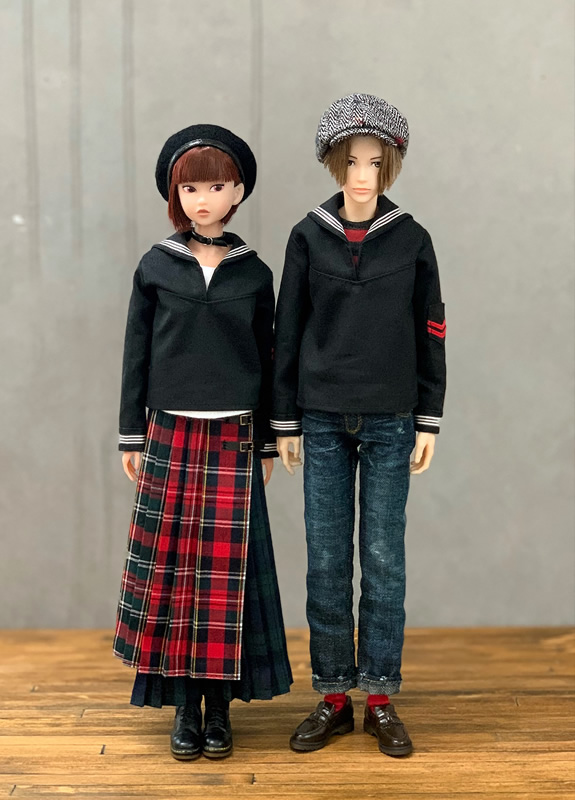 セーラーセット【六分の一男子図鑑/エイト】/F.L.C. | Exhibits list | momoko's mission shopping  2022 | momoko DOLL 20th Anniversary Web Site