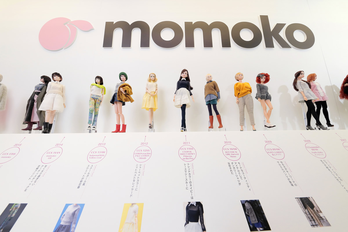 PICKUP momoko 横浜人形の家 momoko誕生20周年記念ミニ展示 2015～2008年